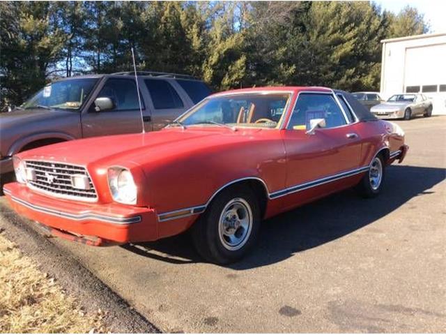 Dark Red 1975 Ford Mustang