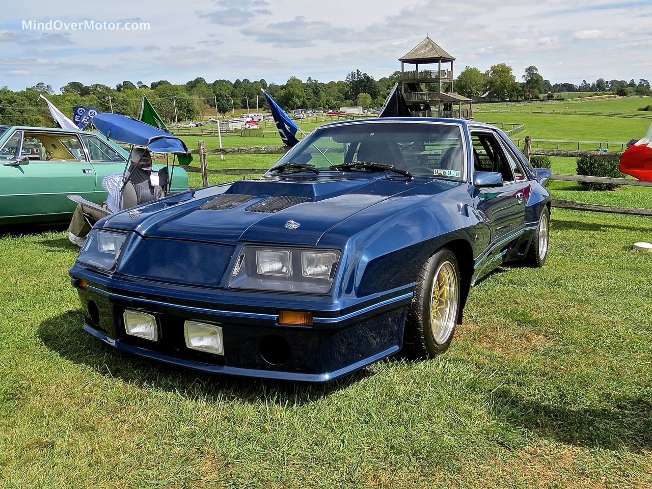 Medium Blue 1980 Ford Mustang