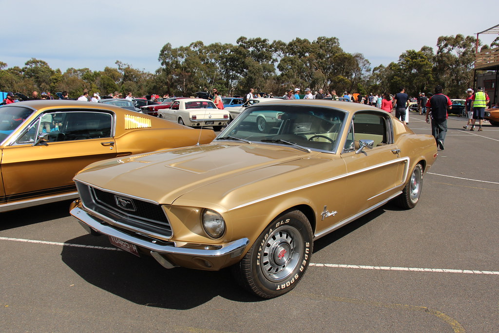 Sunlit Gold 1968 Ford Mustang
