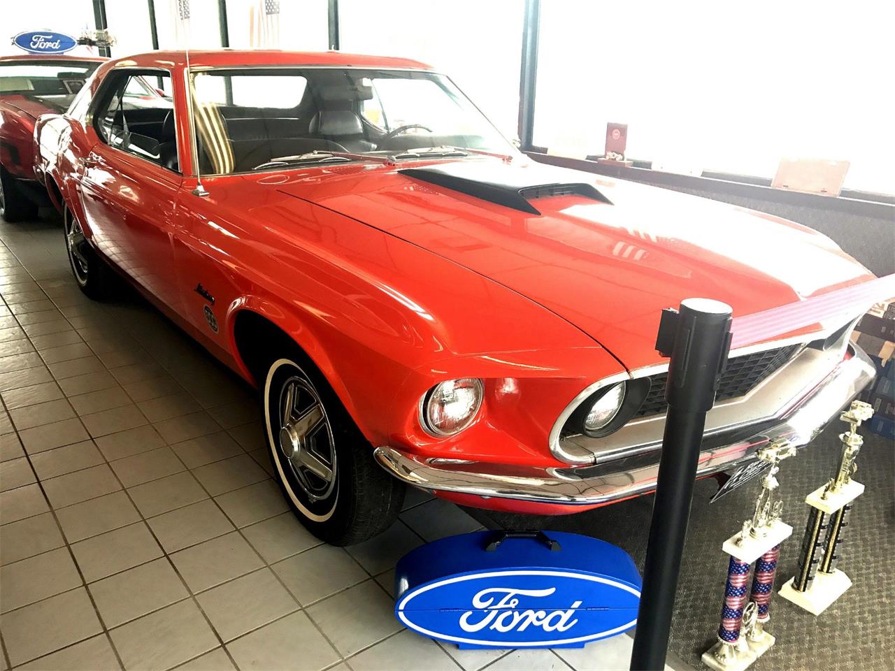 Flower Power Red 1969 Ford Mustang