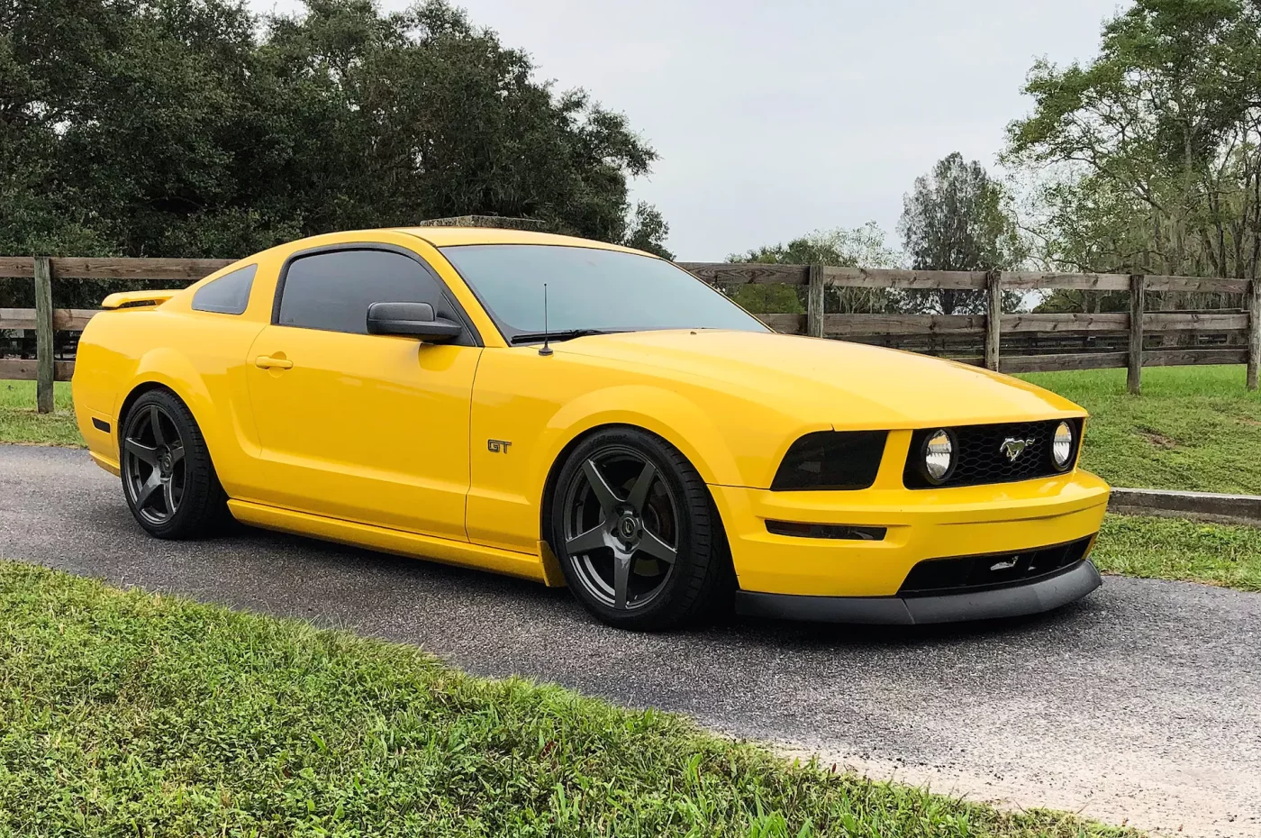 Screaming Yellow 2005 Ford Mustang