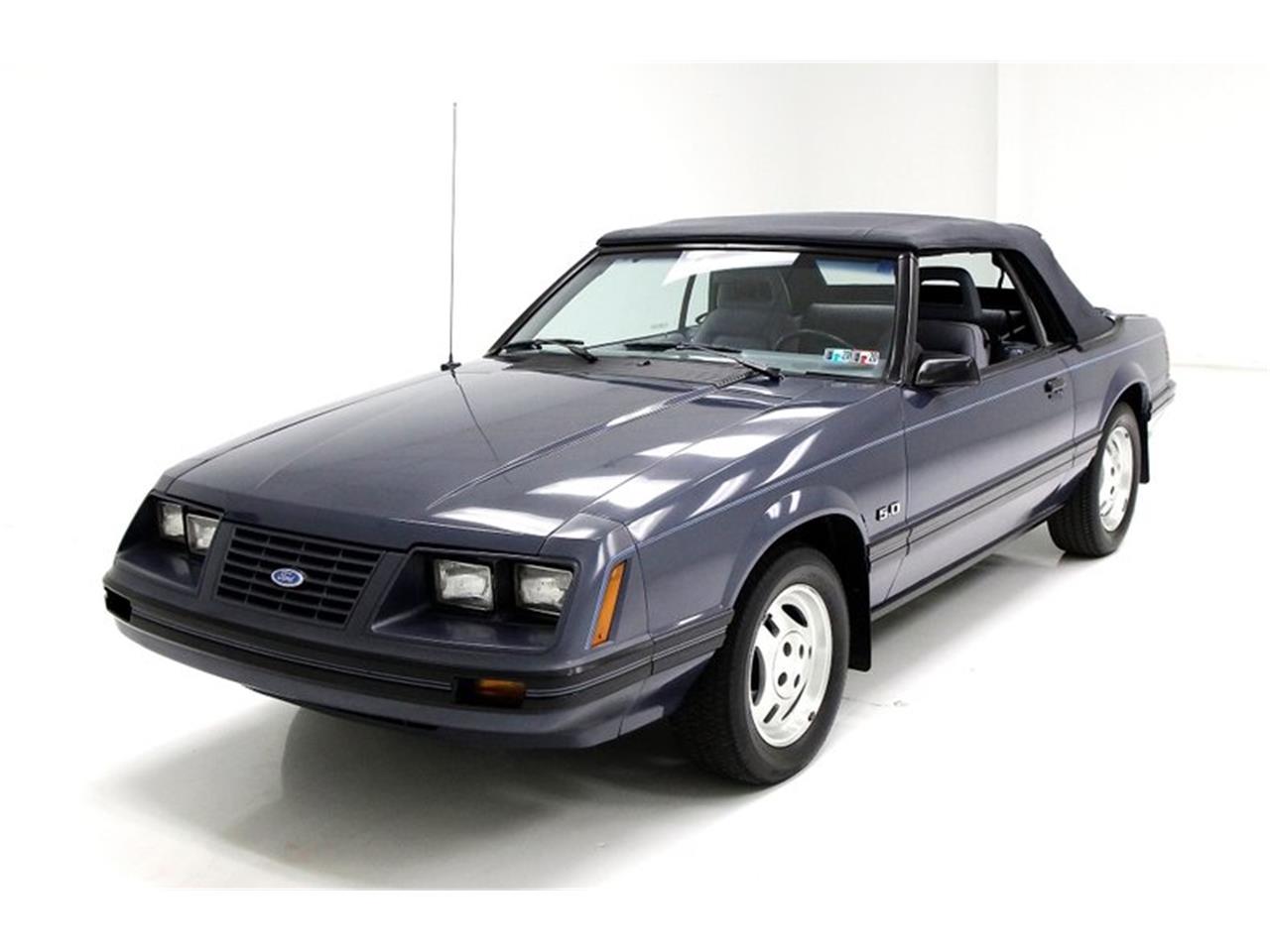 Dark Cadet Blue 1984 Ford Mustang