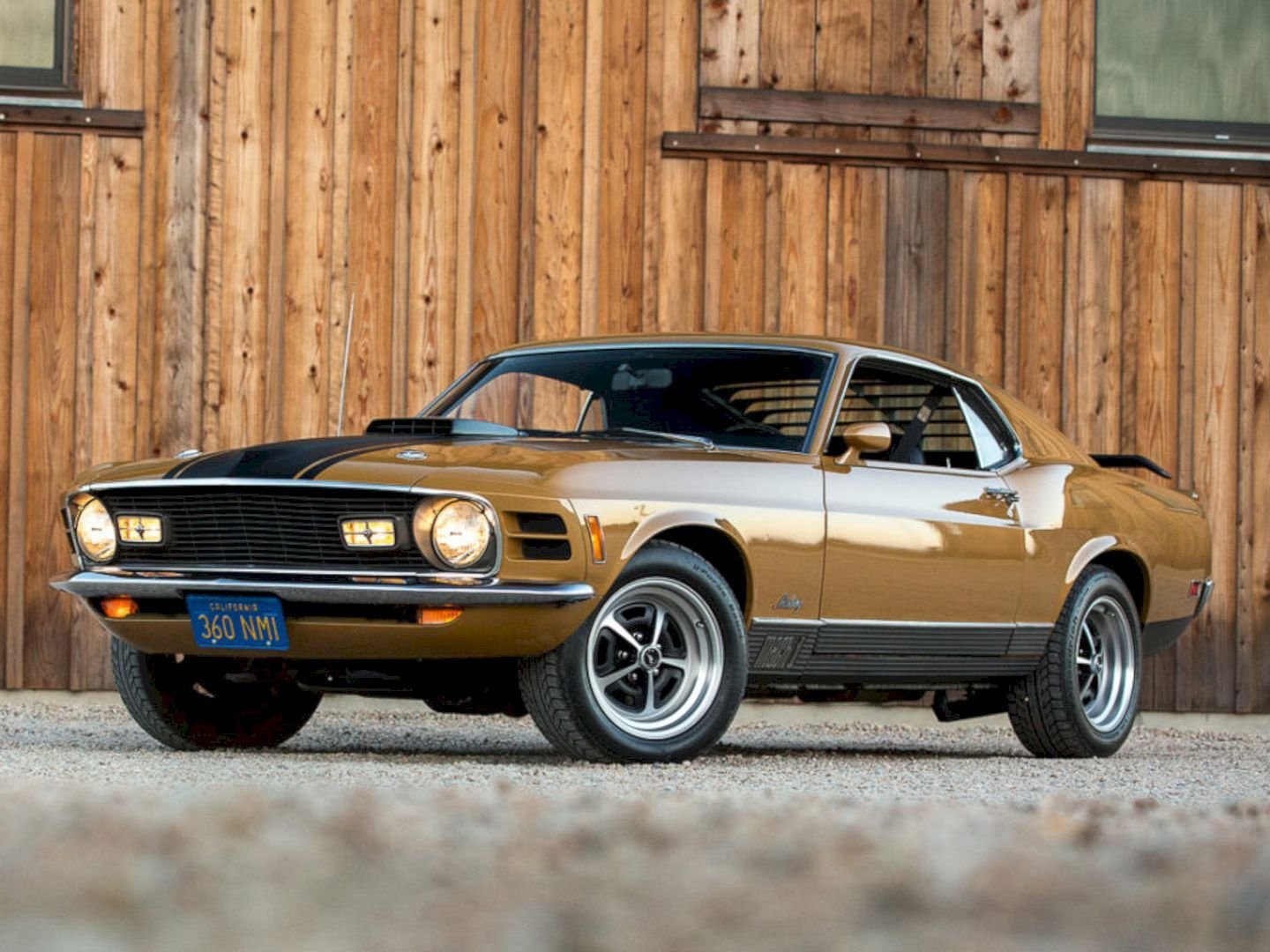 Bright Gold 1970 Ford Mustang