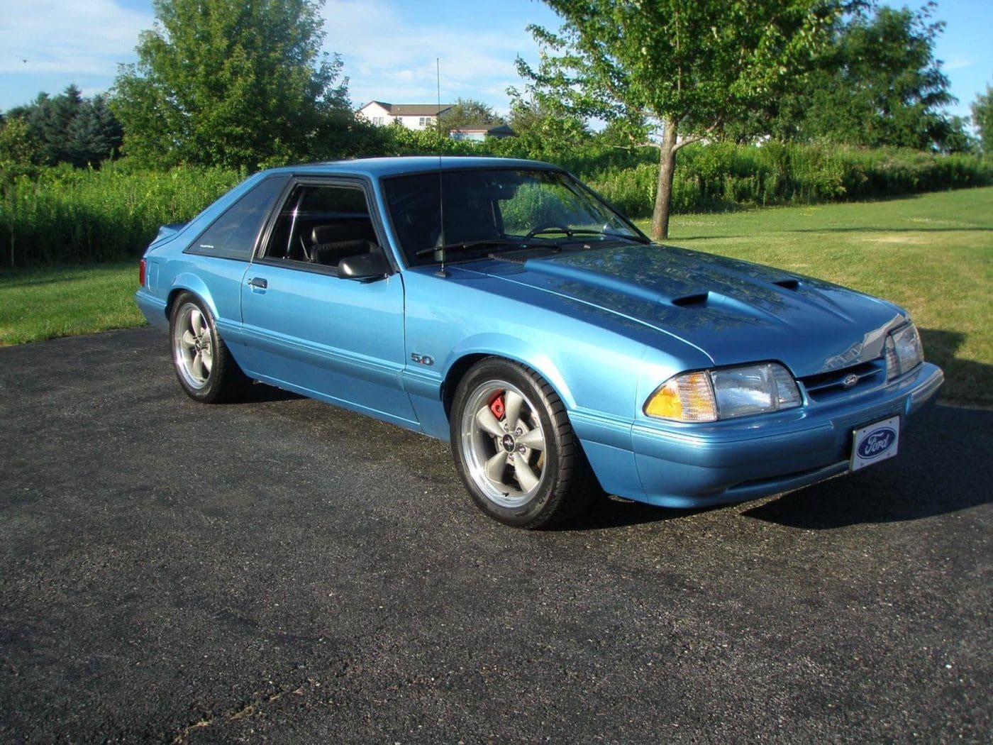 Bimini Blue 1992 Ford Mustang