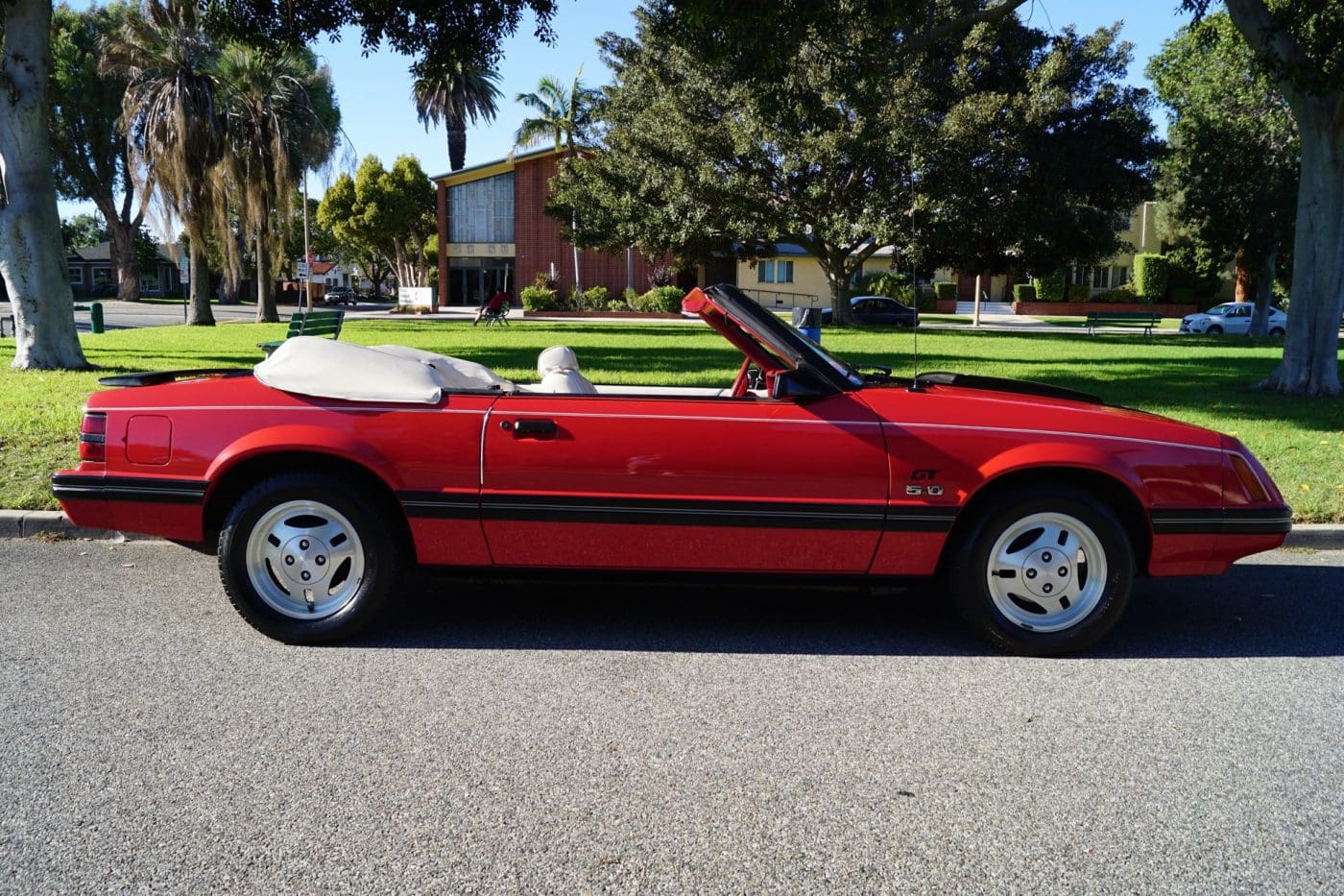 Medium Red 1983 Ford Mustang