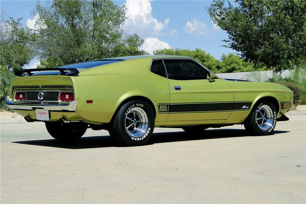 Bright Green Gold 1974 Ford Mustang