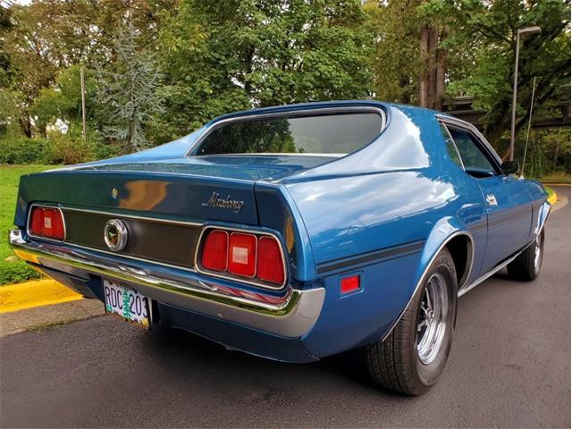 Bright Blue 1972 Ford Mustang