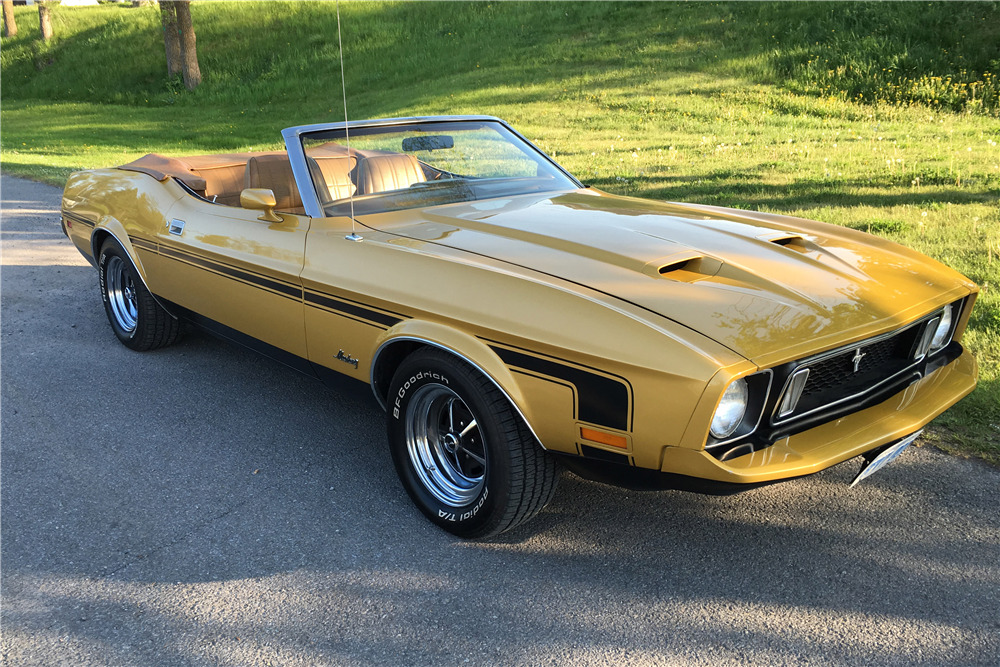 Medium Brown (Ginger) 1973 Ford Mustang