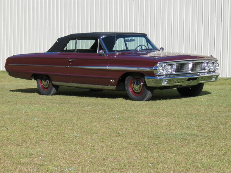 Vintage Burgundy 1964 Ford Mustang