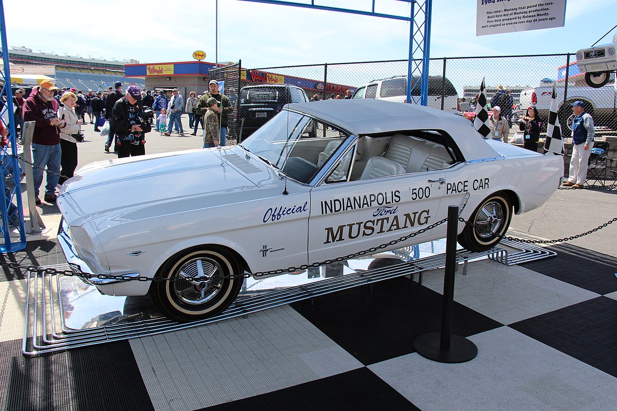 Pace Car White 1964 Ford Mustang