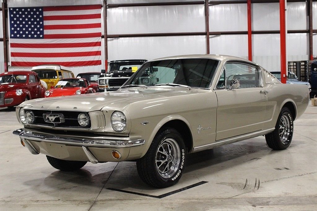 Champagne Beige 1965 Ford Mustang