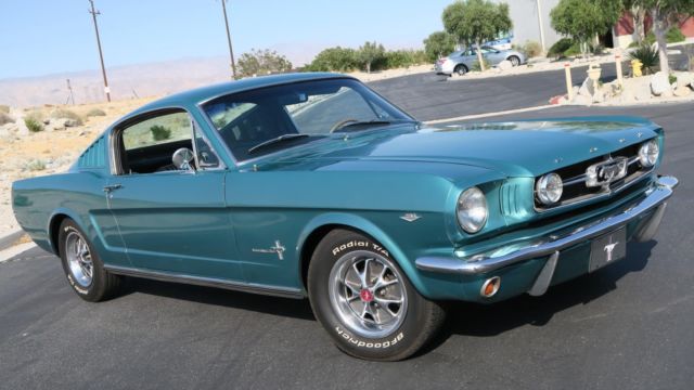Twilight Turquoise 1965 Ford Mustang