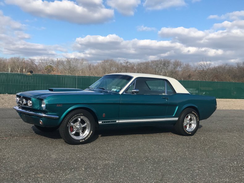 Twilight Turquoise 1965 Ford Mustang