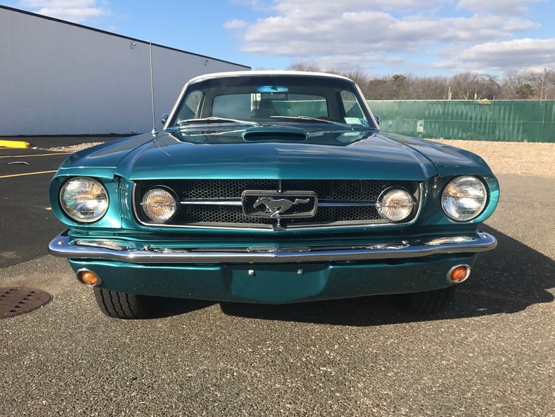Twilight Turquoise 1965 Ford Mustang