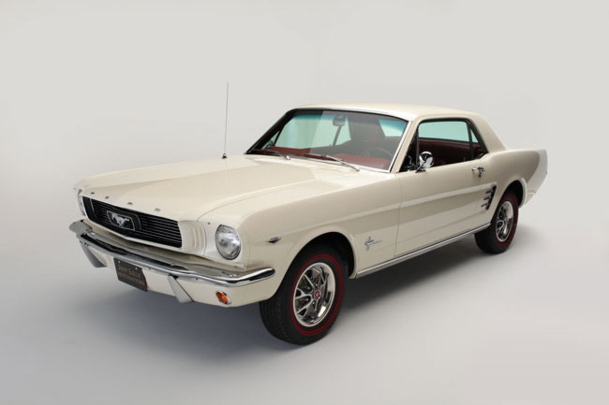 Wimbledon White 1966 Ford Mustang