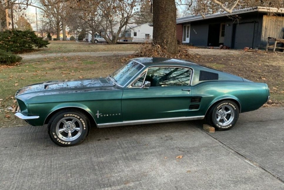 Dark Moss Green 1967 Ford Mustang