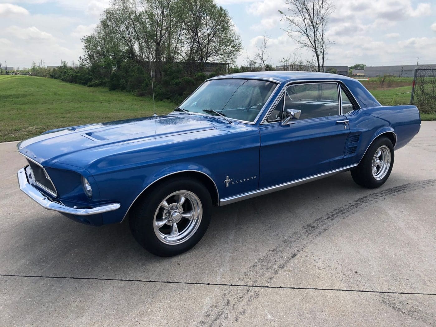 Winter Park Turquoise 1967 Ford Mustang