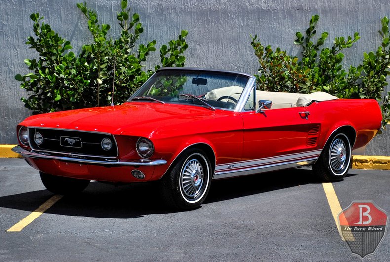 Candy Apple Red 1967 Ford Mustang