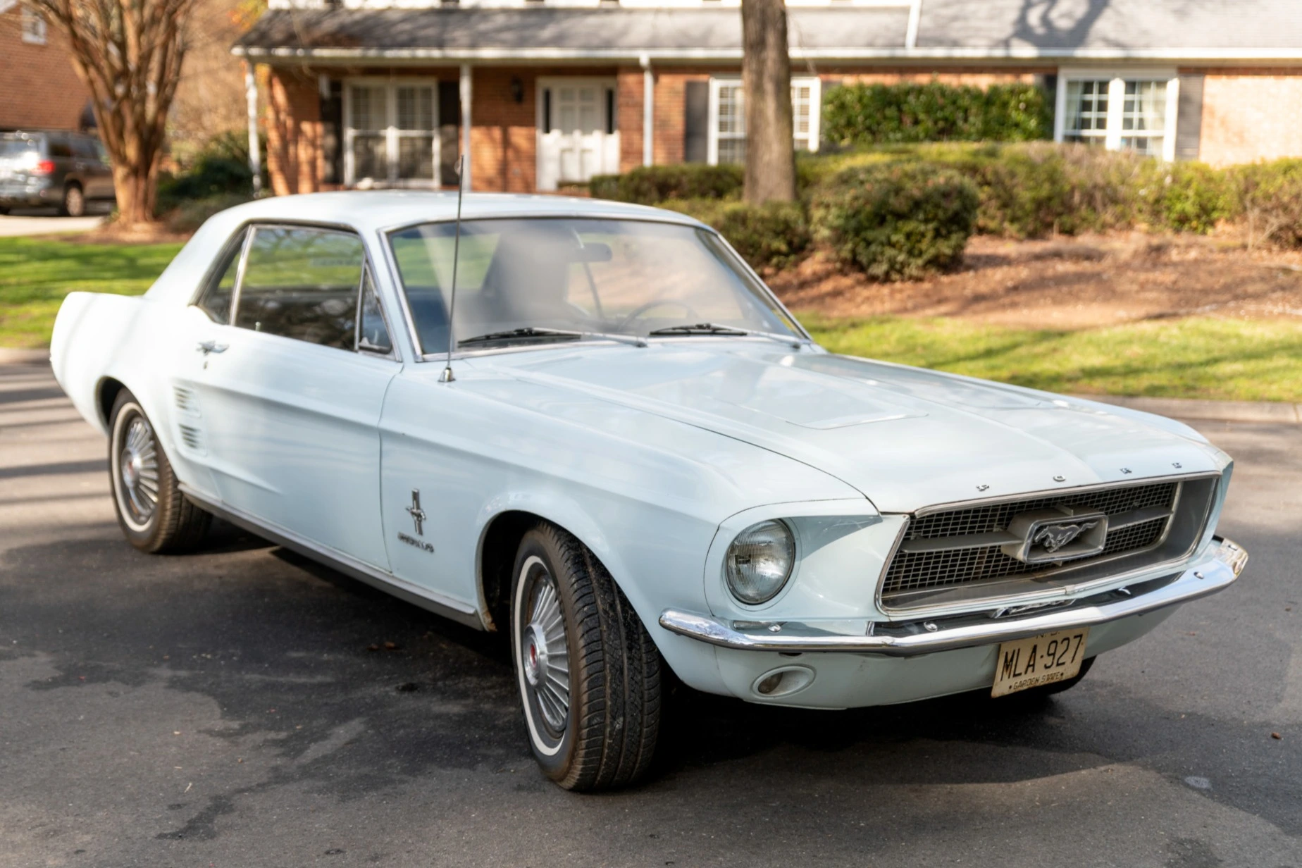 Diamond Blue 1967 Ford Mustang