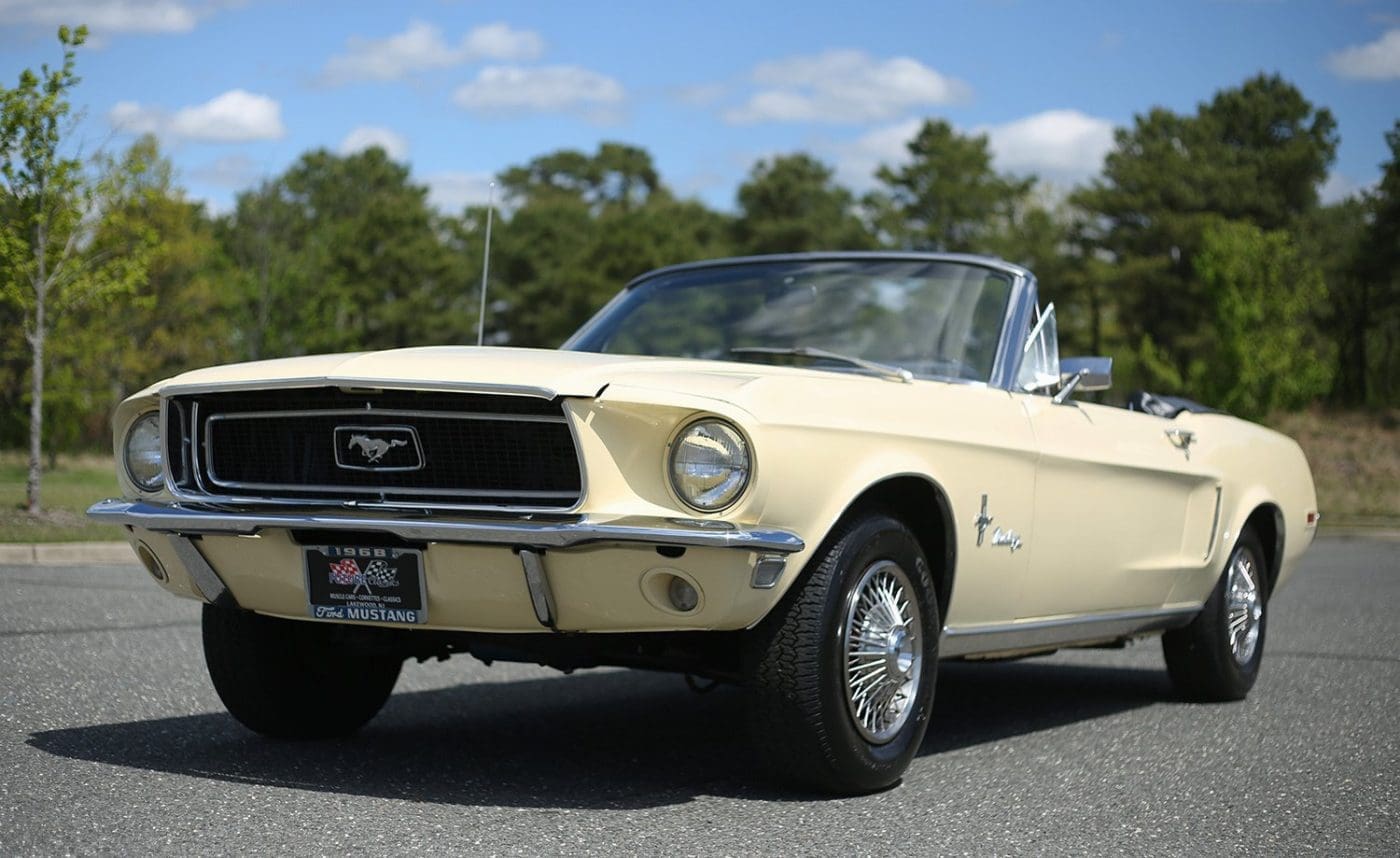 Meadowlark Yellow 1968 Ford Mustang