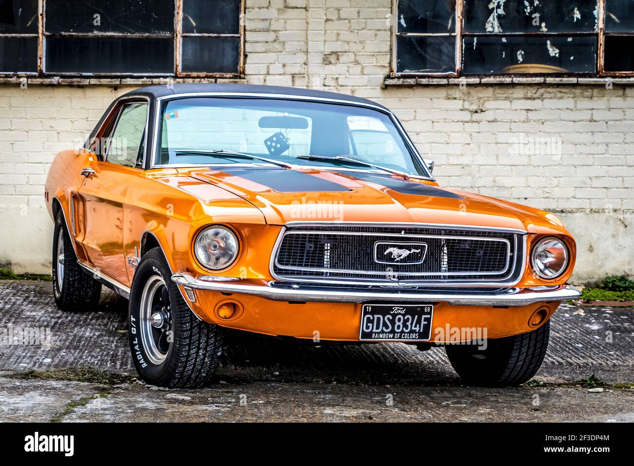 Special Orange 1968 Ford Mustang