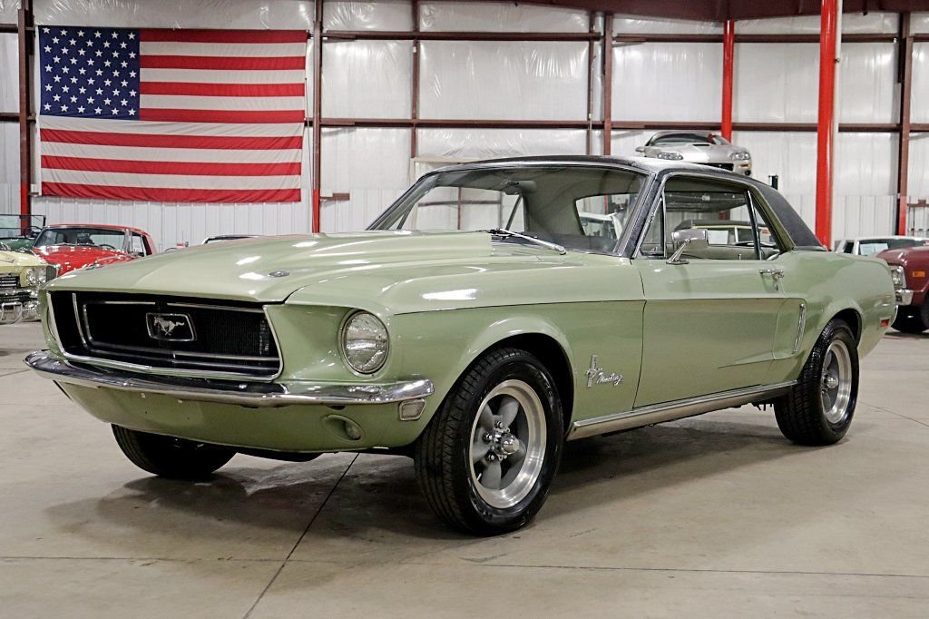Lime Gold 1968 Ford Mustang