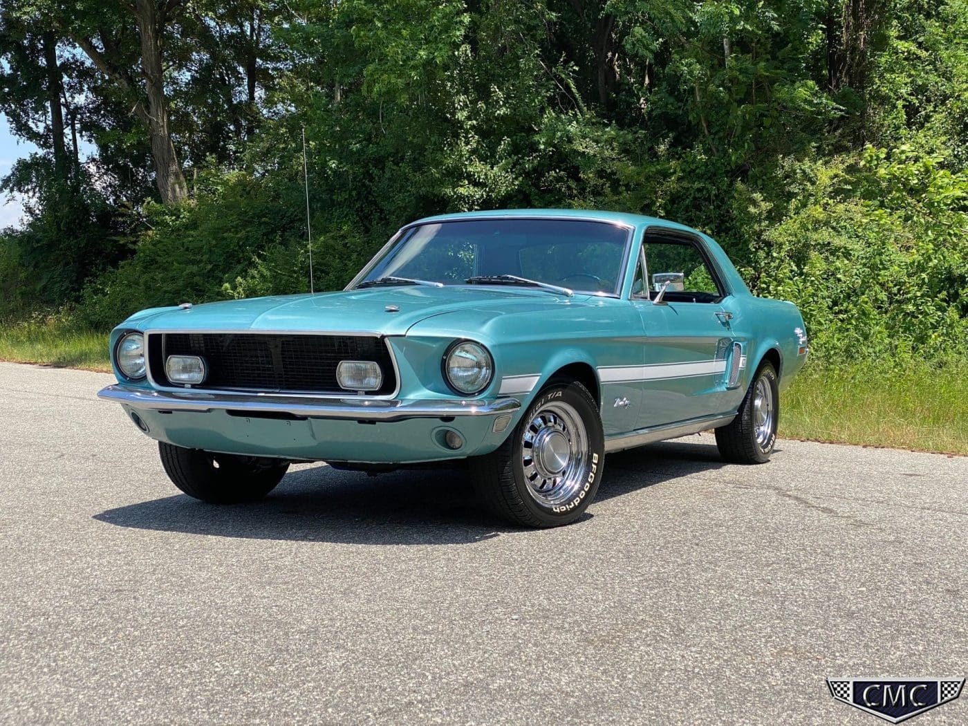 Tahoe Turquoise 1968 Ford Mustang