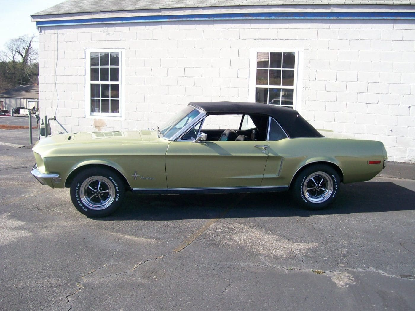 Lime Gold 1968 Ford Mustang