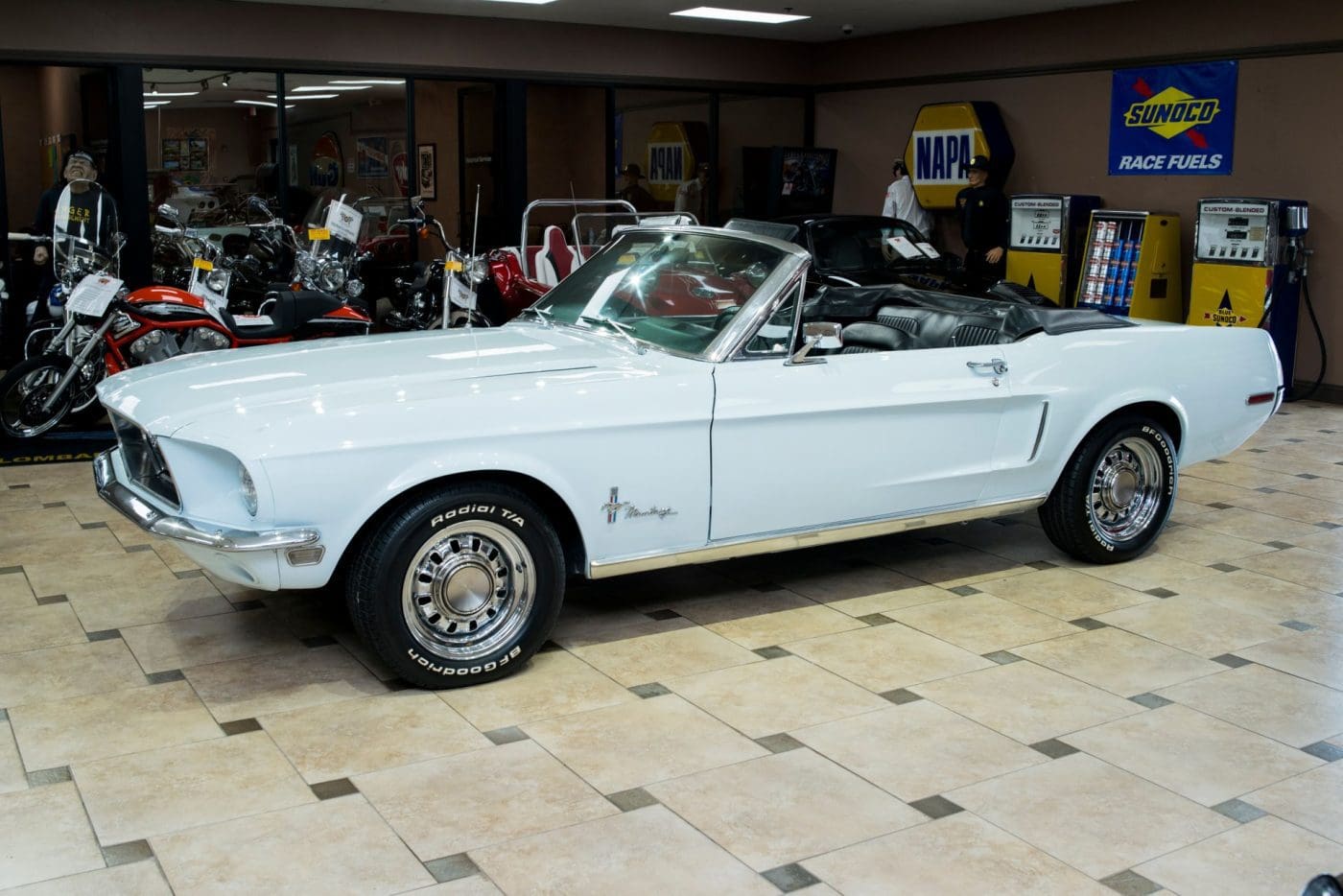 Diamond Blue 1968 Ford Mustang