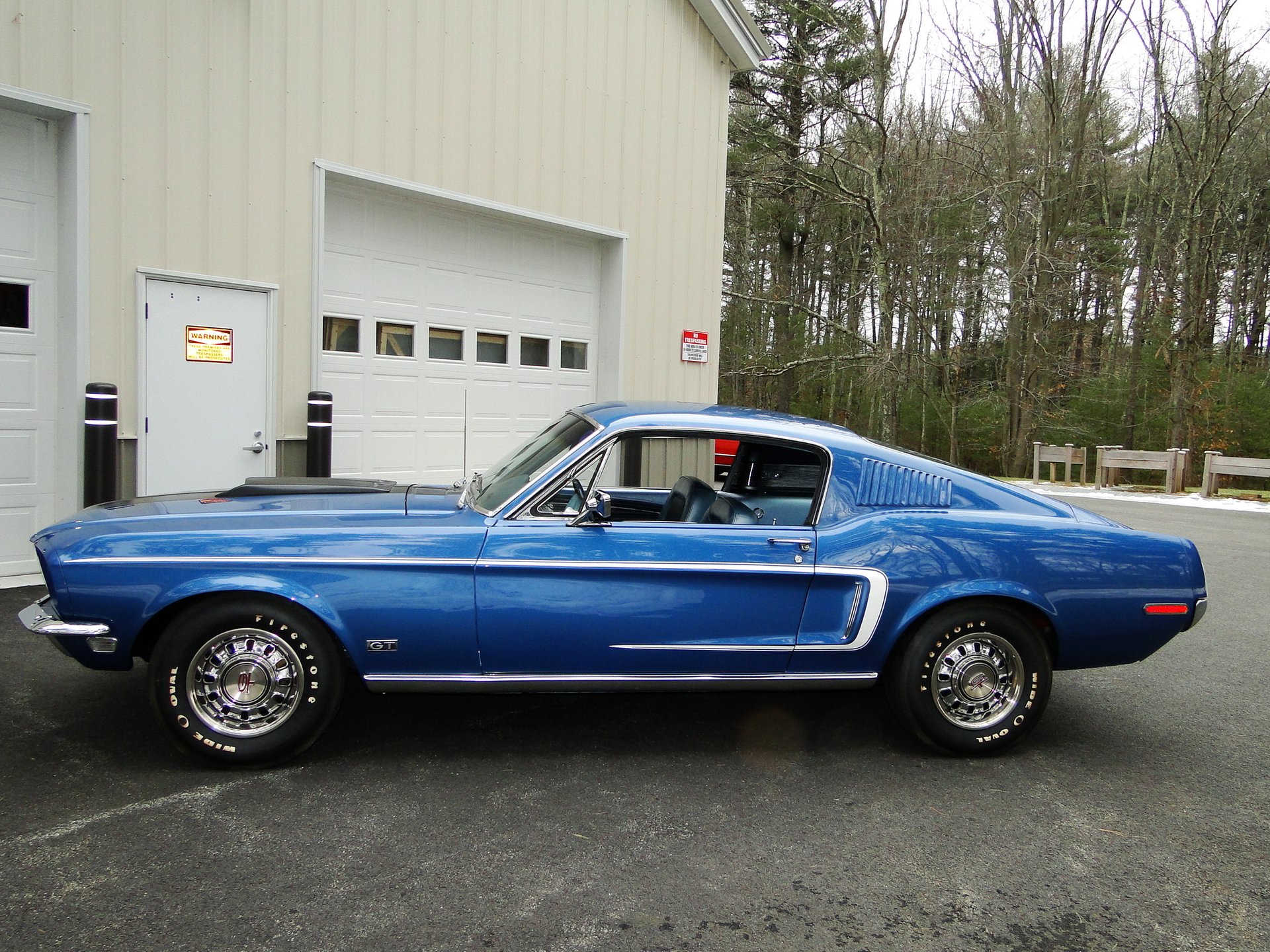 Presidential Blue 1968 Ford Mustang