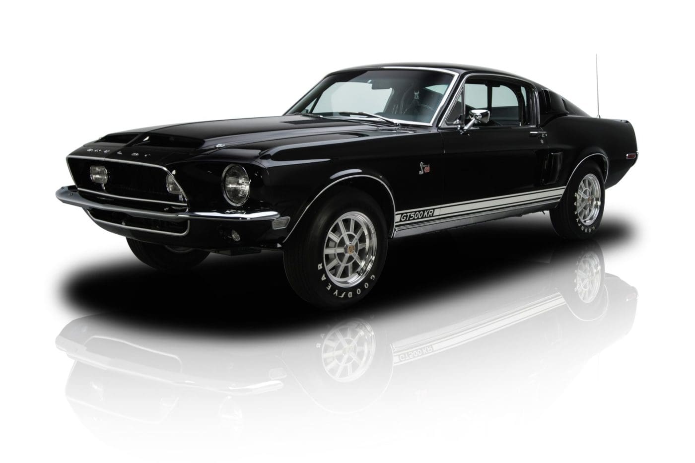 Raven Black 1968 Ford Mustang