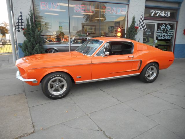 Special Orange 1968 Ford Mustang