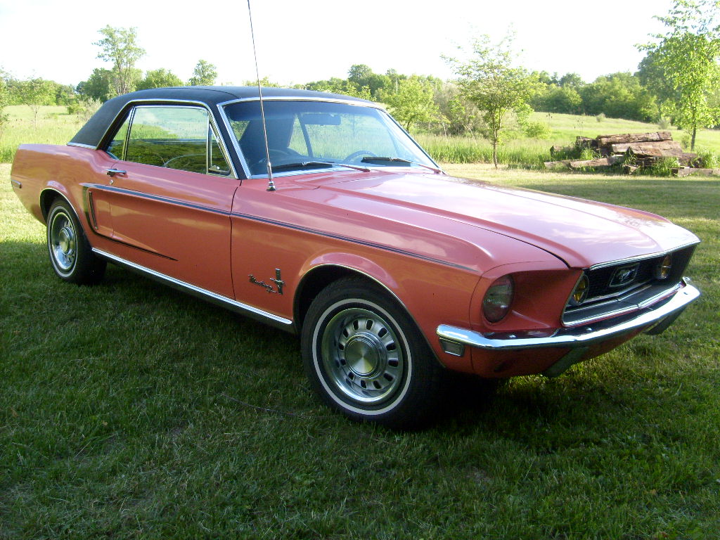 Eastertime Coral 1968 Ford Mustang