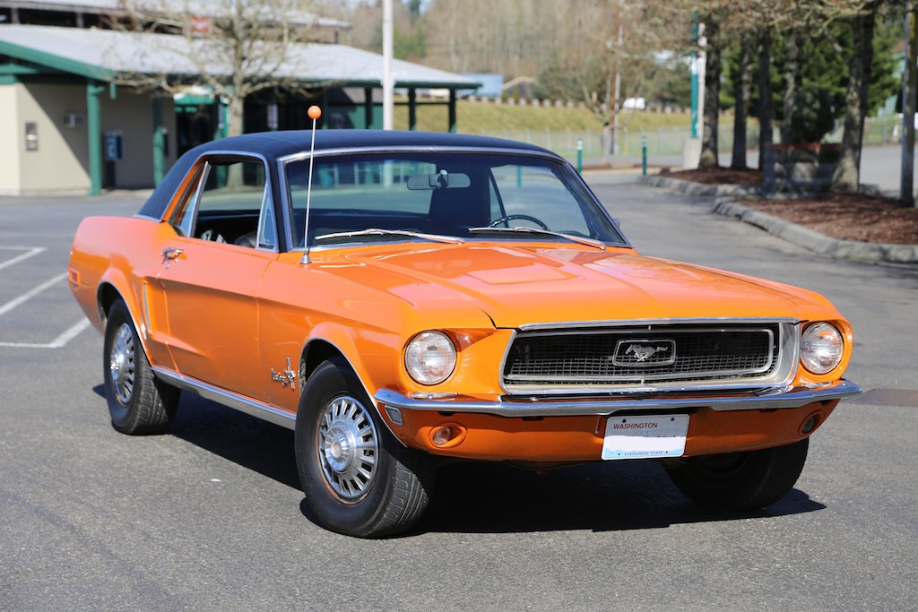 Special Orange 1968 Ford Mustang