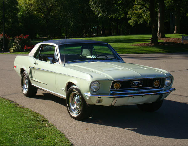 Seafoam Green 1968 Ford Mustang
