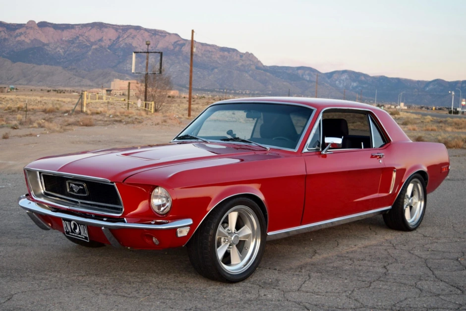 Special Red 1968 Ford Mustang