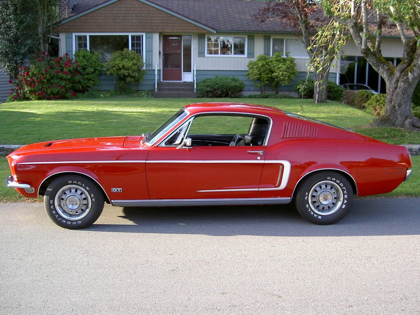 Cardinal Red 1968 Ford Mustang