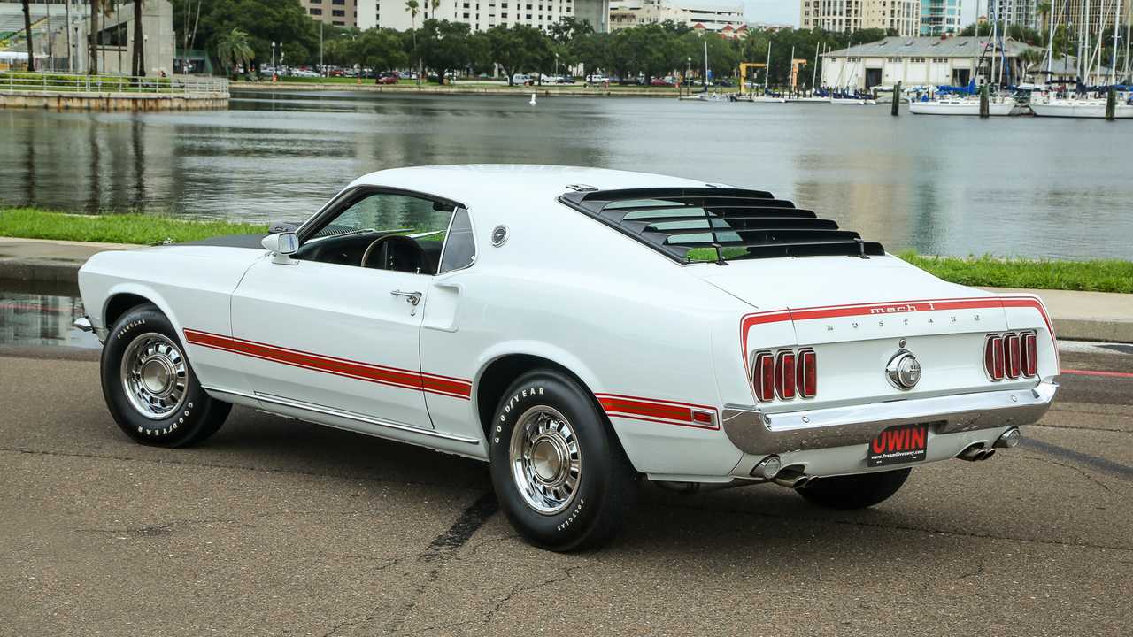 Pastel Gray 1969 Ford Mustang