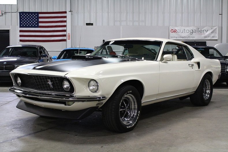 Pastel Gray 1969 Ford Mustang