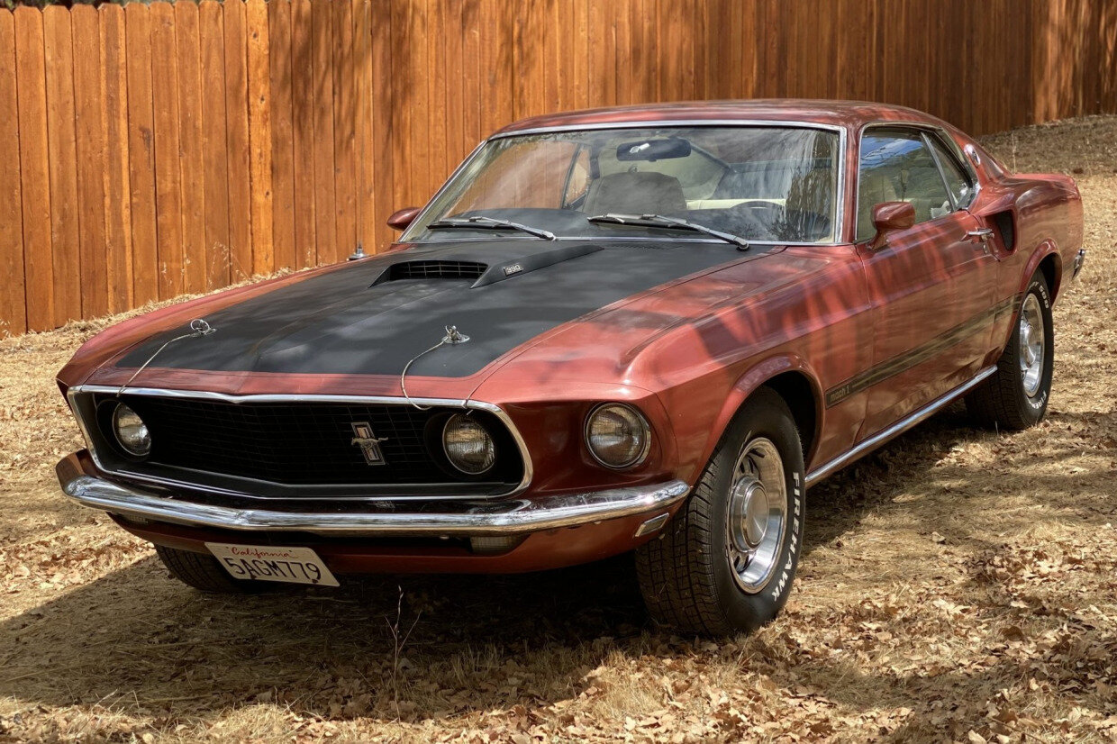 Indian Fire Red 1969 Ford Mustang