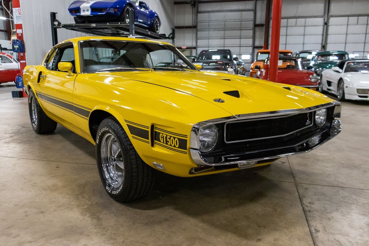 Bright Yellow 1969 Ford Mustang