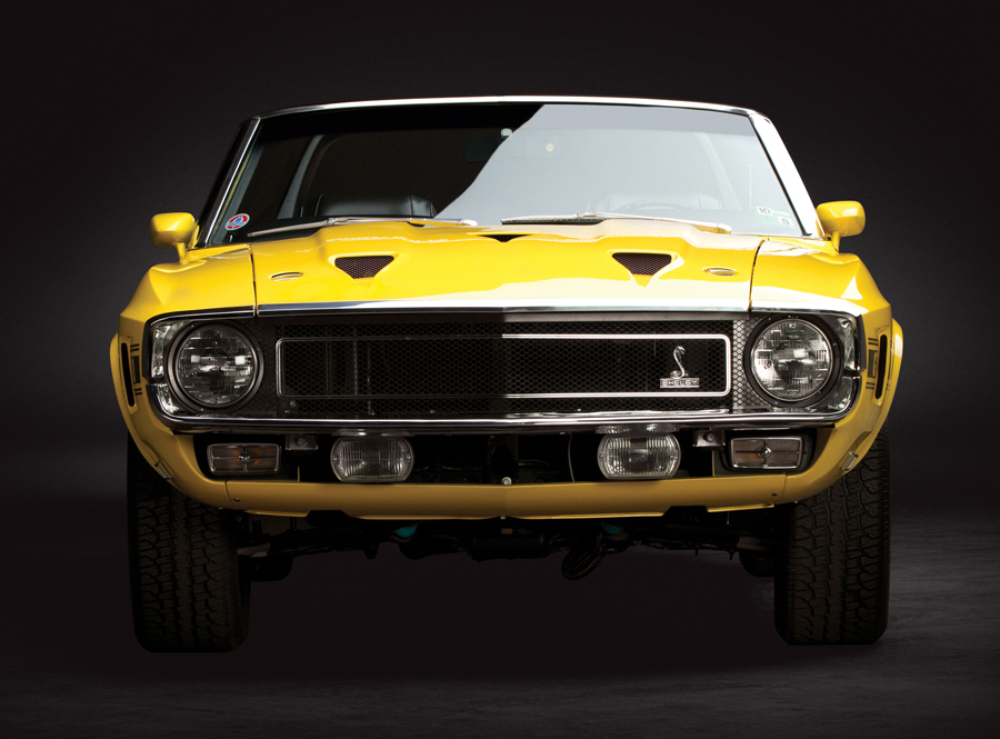 Bright Yellow 1969 Ford Mustang