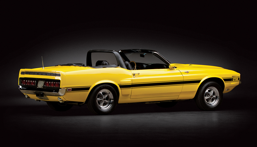 Bright Yellow 1969 Ford Mustang