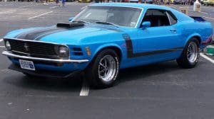 Beatnik Blue 1969 Ford Mustang