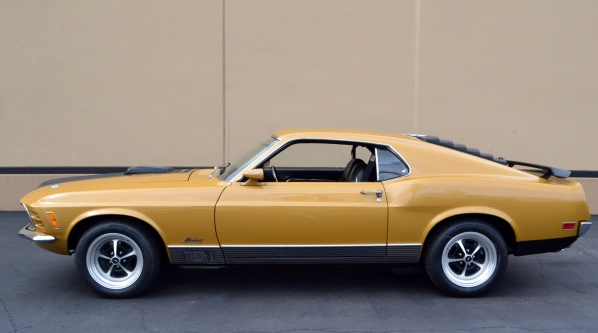 Bright Gold 1970 Ford Mustang
