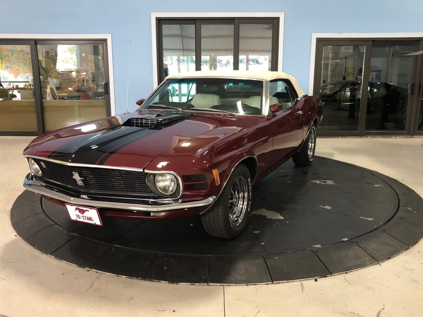 Royal Maroon 1970 Ford Mustang