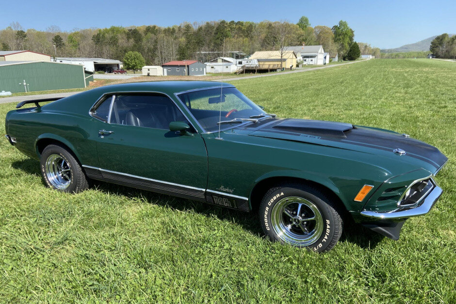 Dark Ivy Green 1970 Ford Mustang