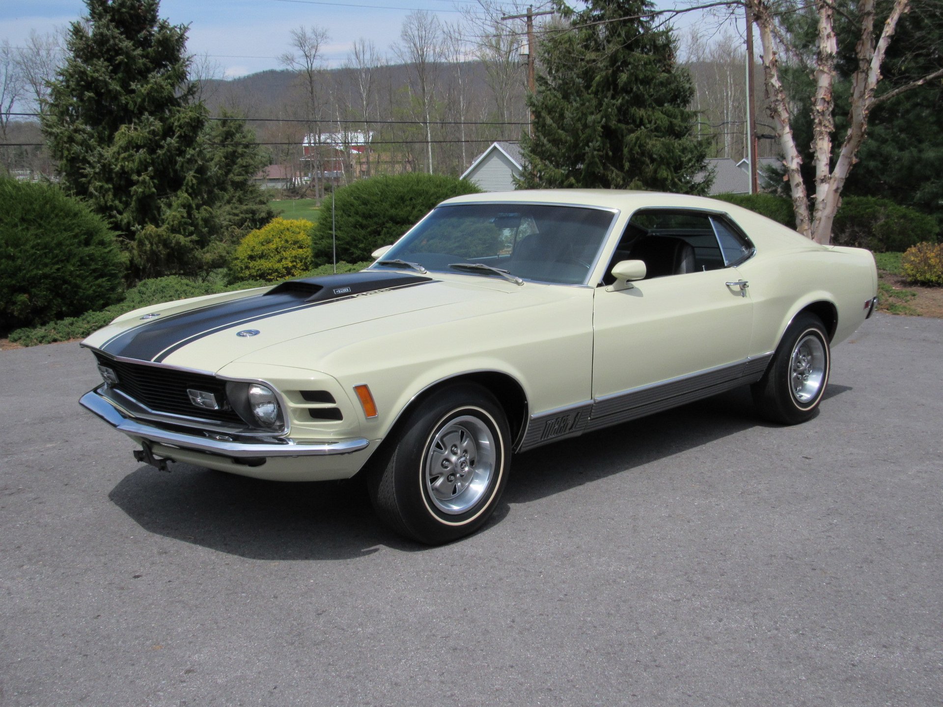 Light Ivy Yellow 1970 Ford Mustang