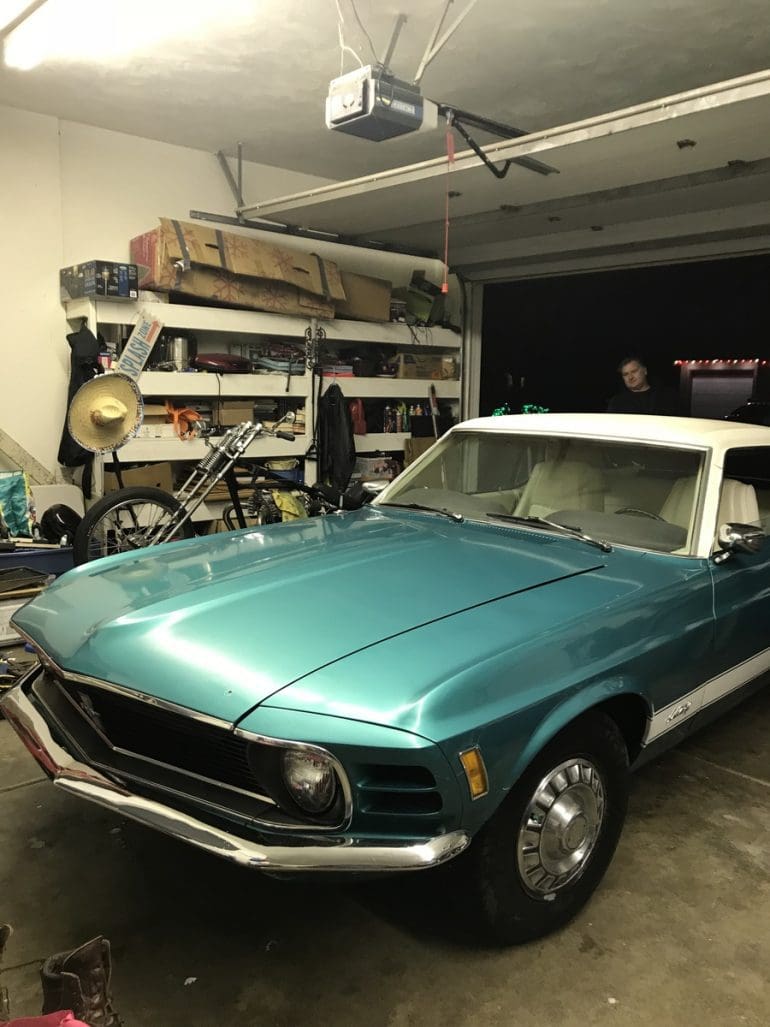 Gulfstream Aqua 1970 Ford Mustang