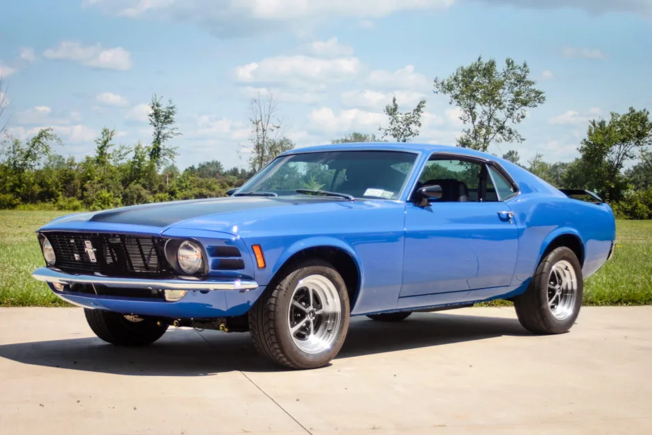 Medium Blue 1970 Ford Mustang